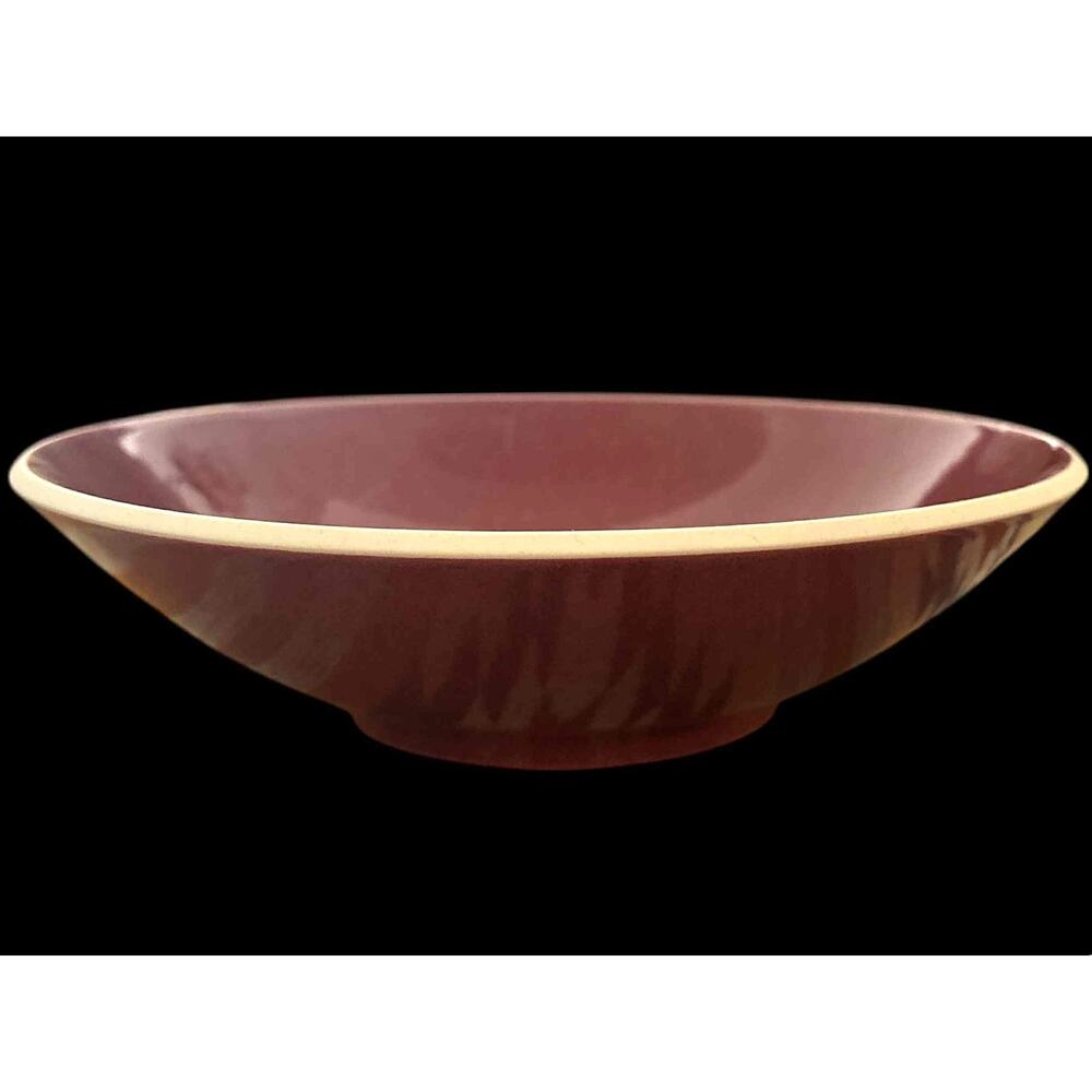 Vintage 1986 SASAKI Colorstone Cinnabar 9.5" Bowl by Vignellidesigns Japan EUC!